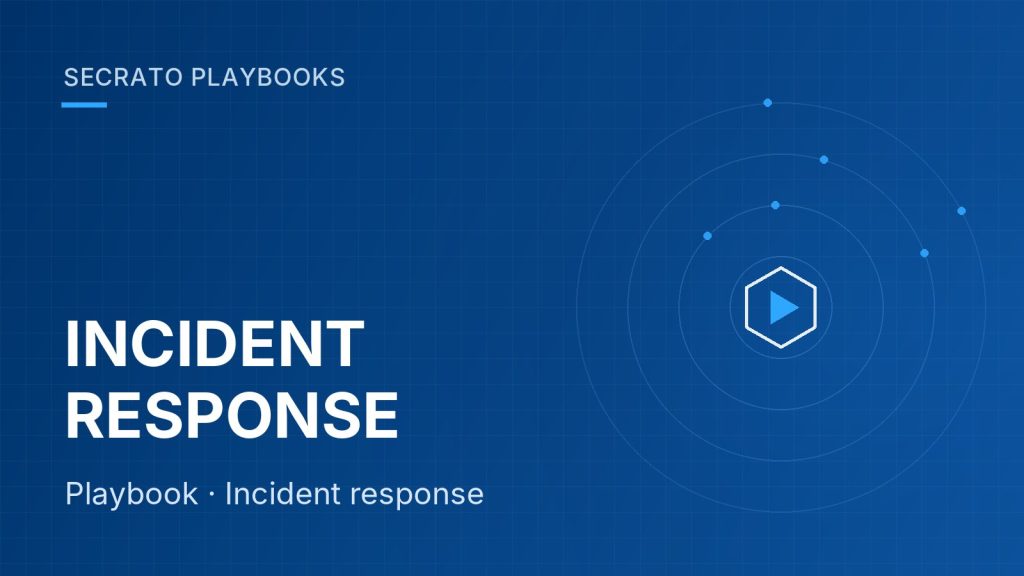 Incident response playbook aligned to NIST SP 800-61r3 and NIS2 – Secrato Guides