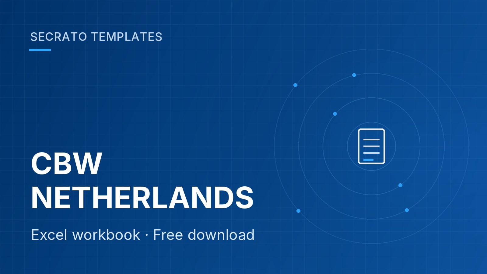 Cbw readiness checklist – Secrato template